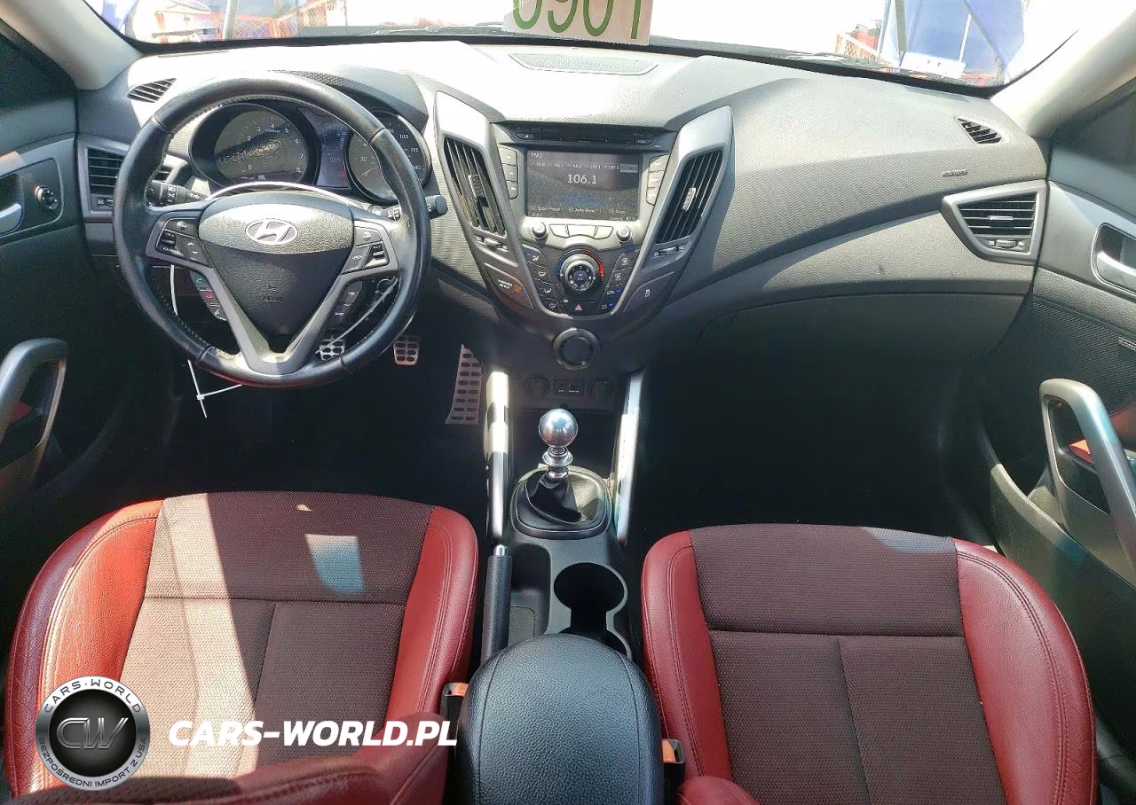 2014 Hyundai Veloster Turbo R-Spec VIN:KMHTC6AE5EU201048 - 8