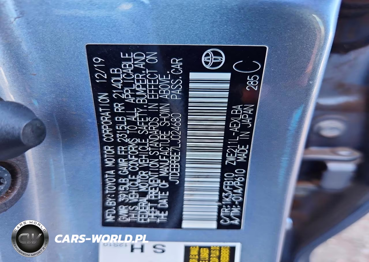 2020 Toyota Corolla Le VIN:JTDEBRBE7LJ024680 - 13