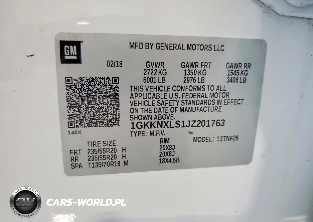 2018 GMC Acadia Denali VIN:1GKKNXLS1JZ201763 - 13