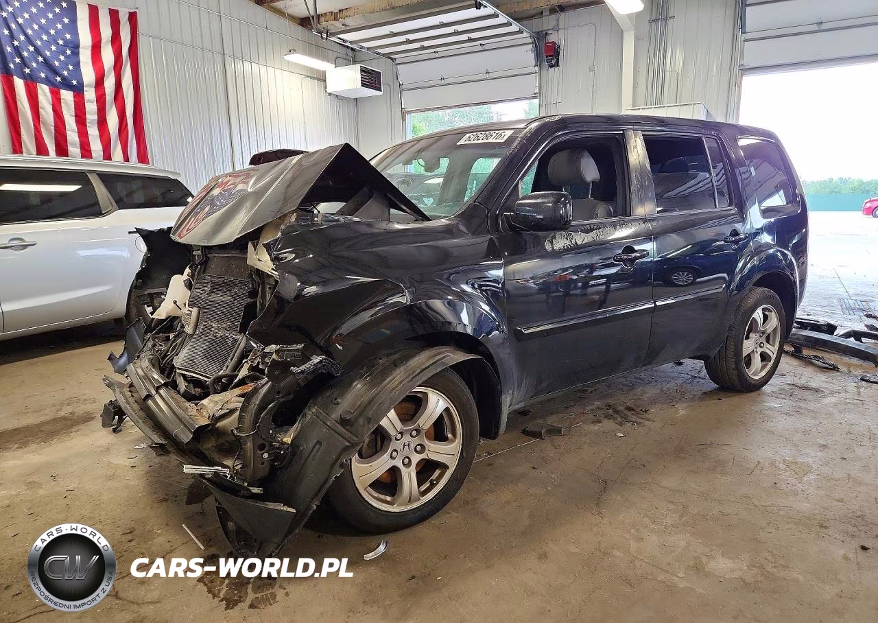 2012 Honda Pilot Exl VIN:5FNYF4H54CB077579 - 1