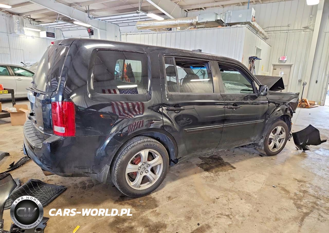 2012 Honda Pilot Exl VIN:5FNYF4H54CB077579 - 3