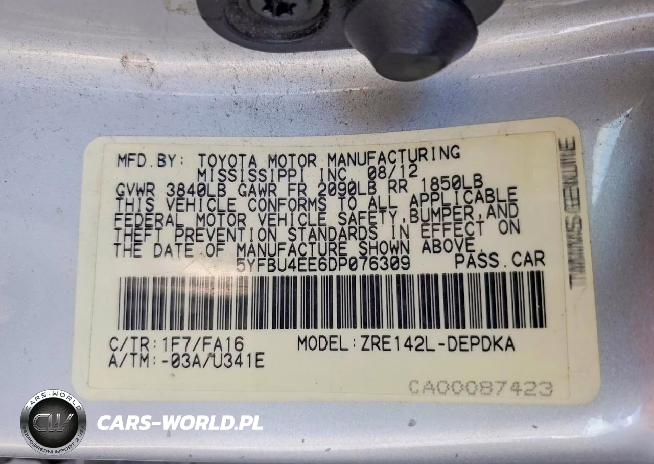 2013 Toyota Corolla L VIN:5YFBU4EE6DP076309 - 12