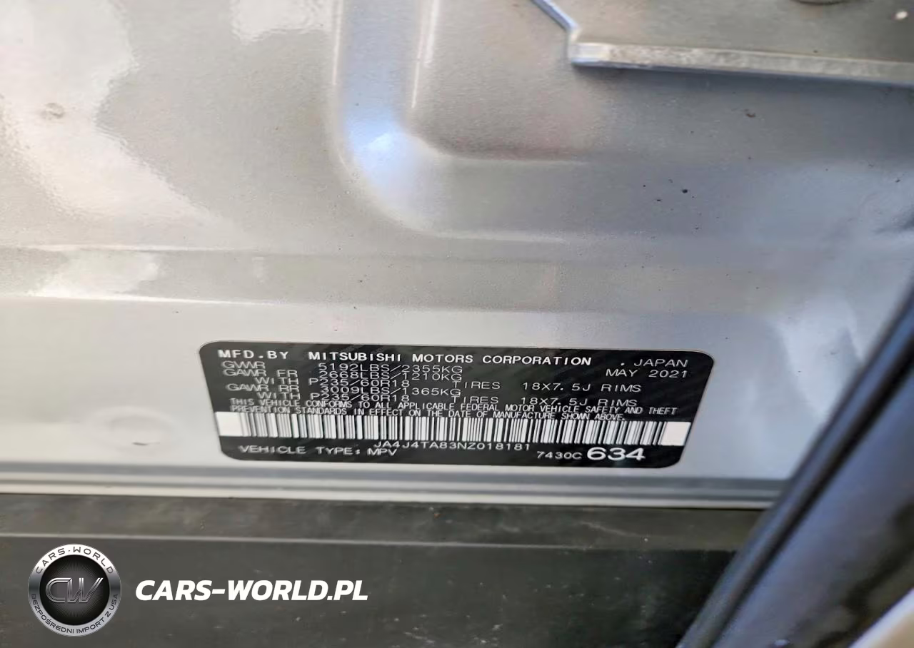 2022 Mitsubishi Outlander Es VIN:JA4J4TA83NZ018181 - 13