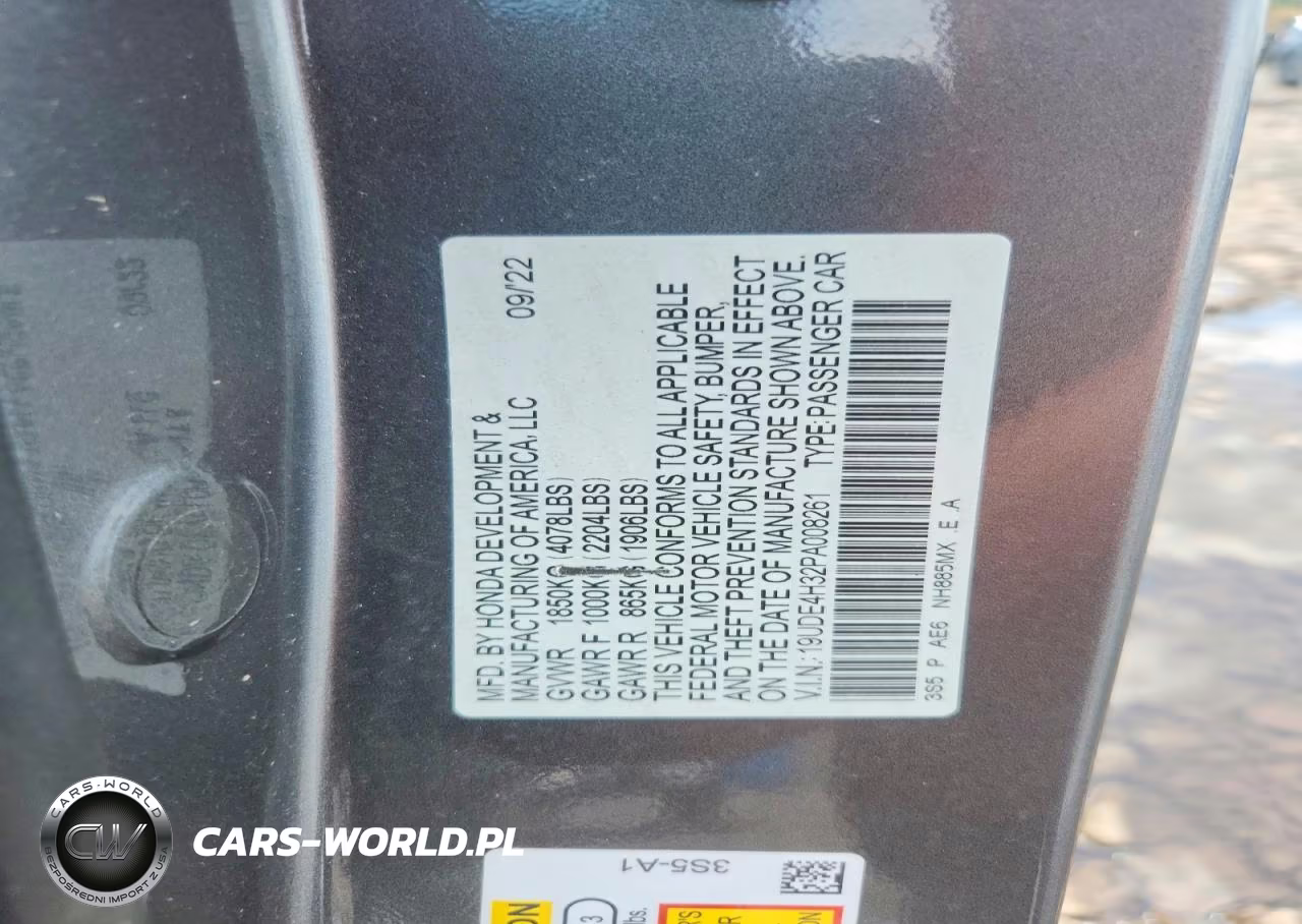 2023 Acura Integra A-Spec VIN:19UDE4H32PA008261 - 12