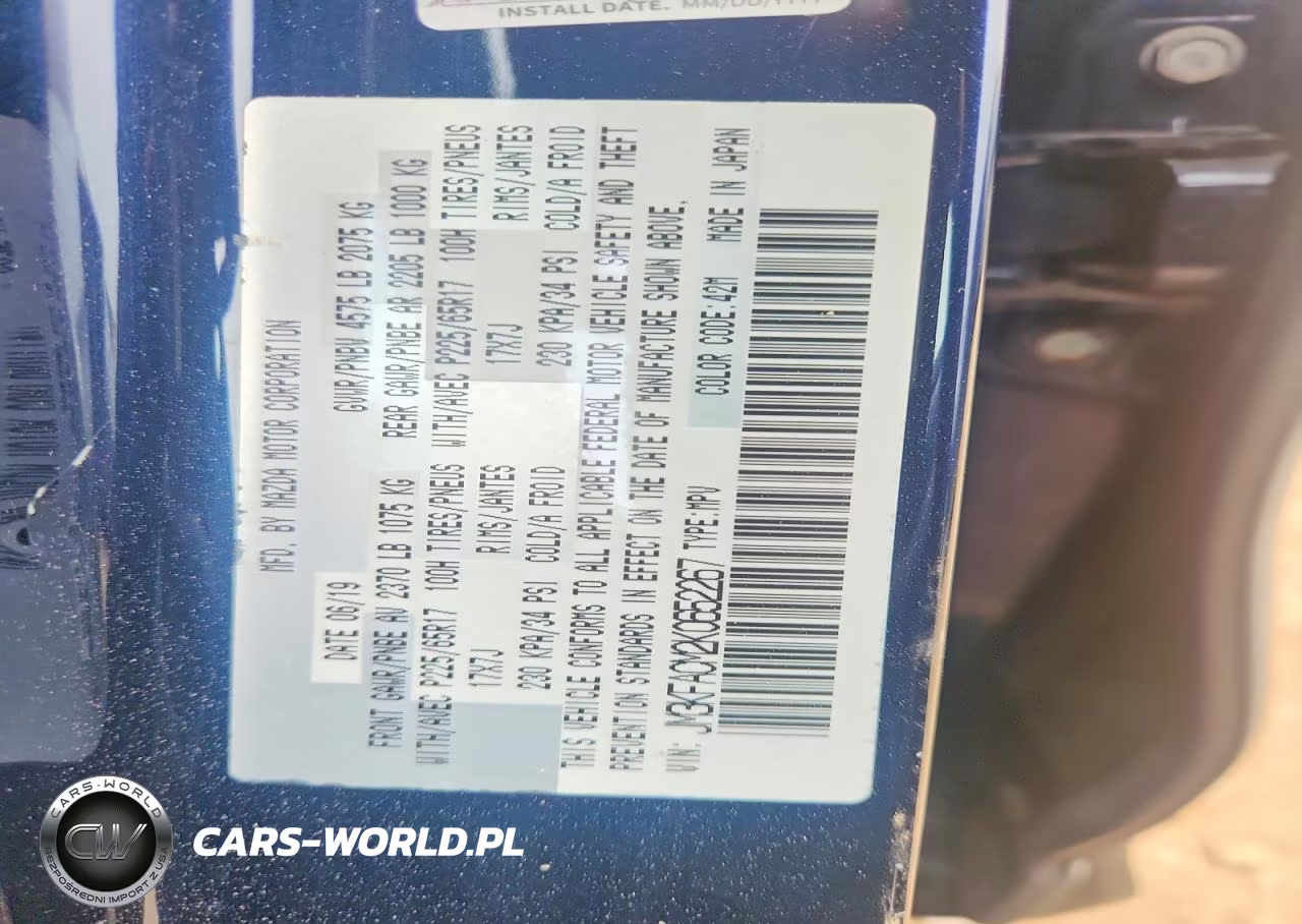 2019 Mazda Cx-5 Touring VIN:JM3KFACM2K0652267 - 12