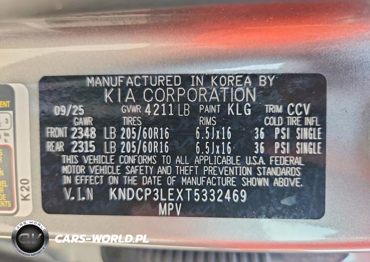 2026 Kia Niro Lx VIN:KNDCP3LEXT5332469 - 14