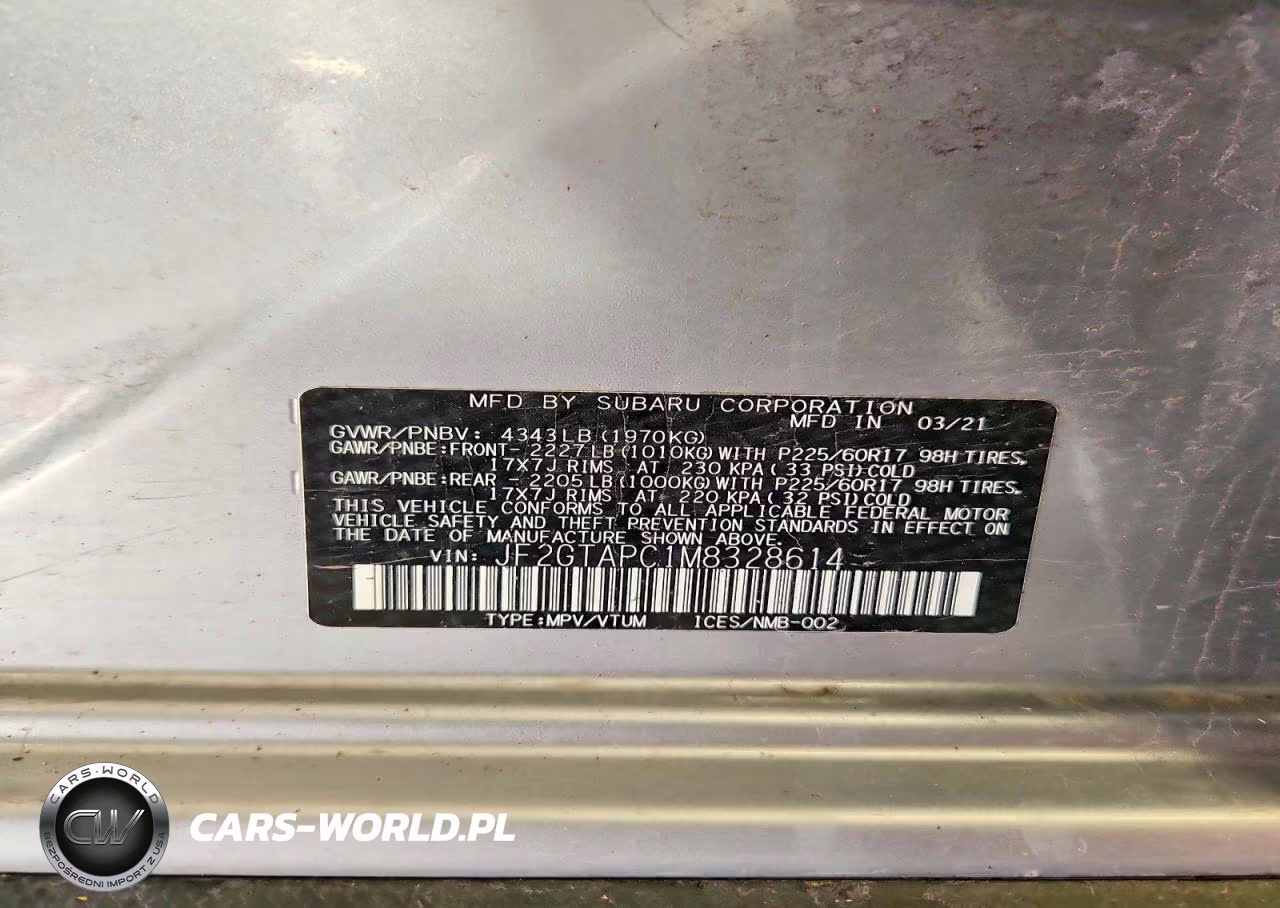 2021 Subaru Crosstrek Premium VIN:JF2GTAPC1M8328614 - 13