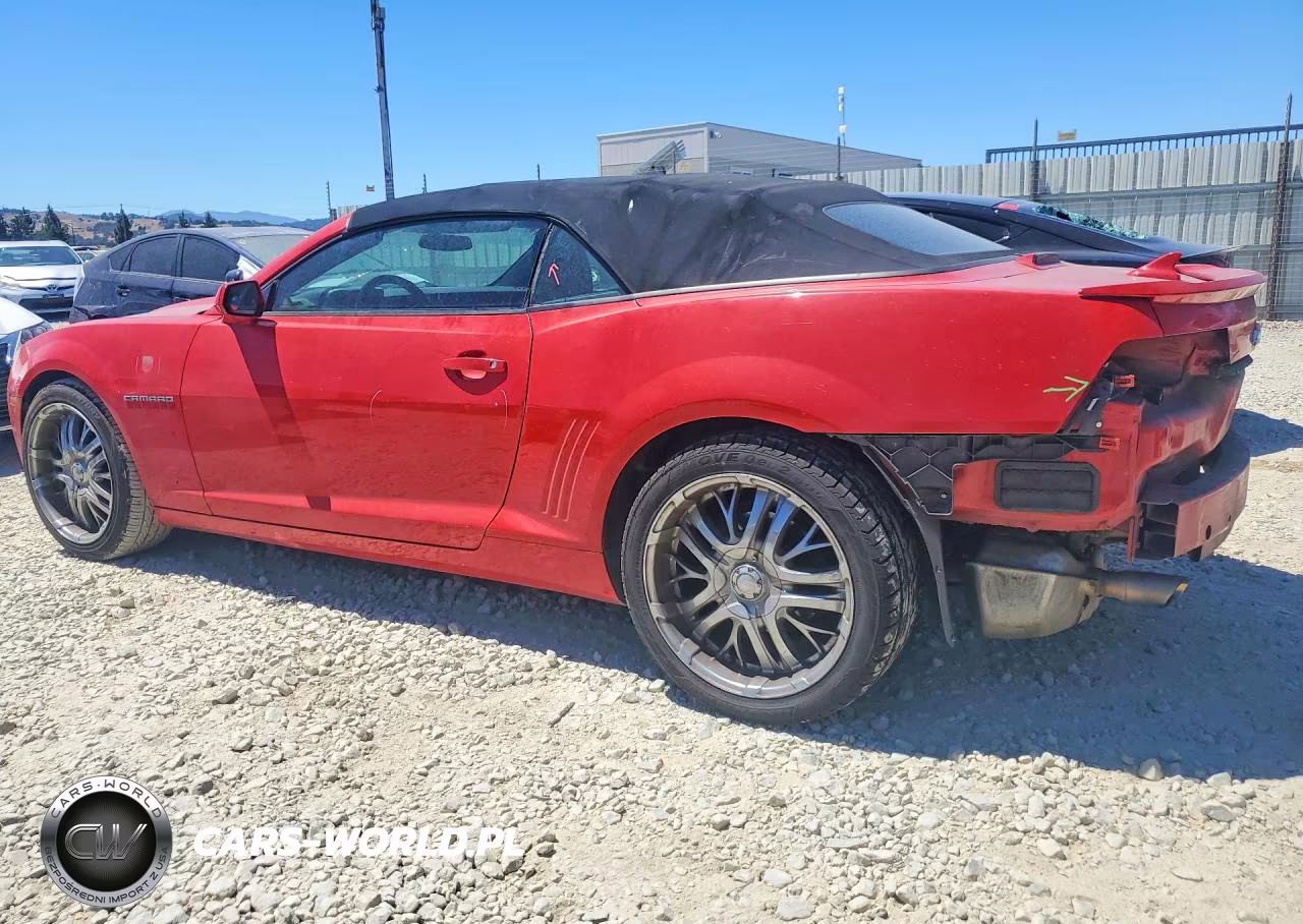 2013 Chevrolet Camaro Lt VIN:2G1FB3D38D9224647 - 2