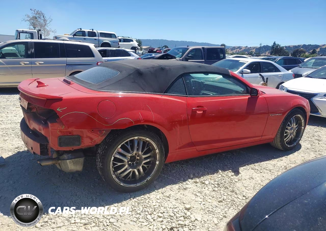 2013 Chevrolet Camaro Lt VIN:2G1FB3D38D9224647 - 3