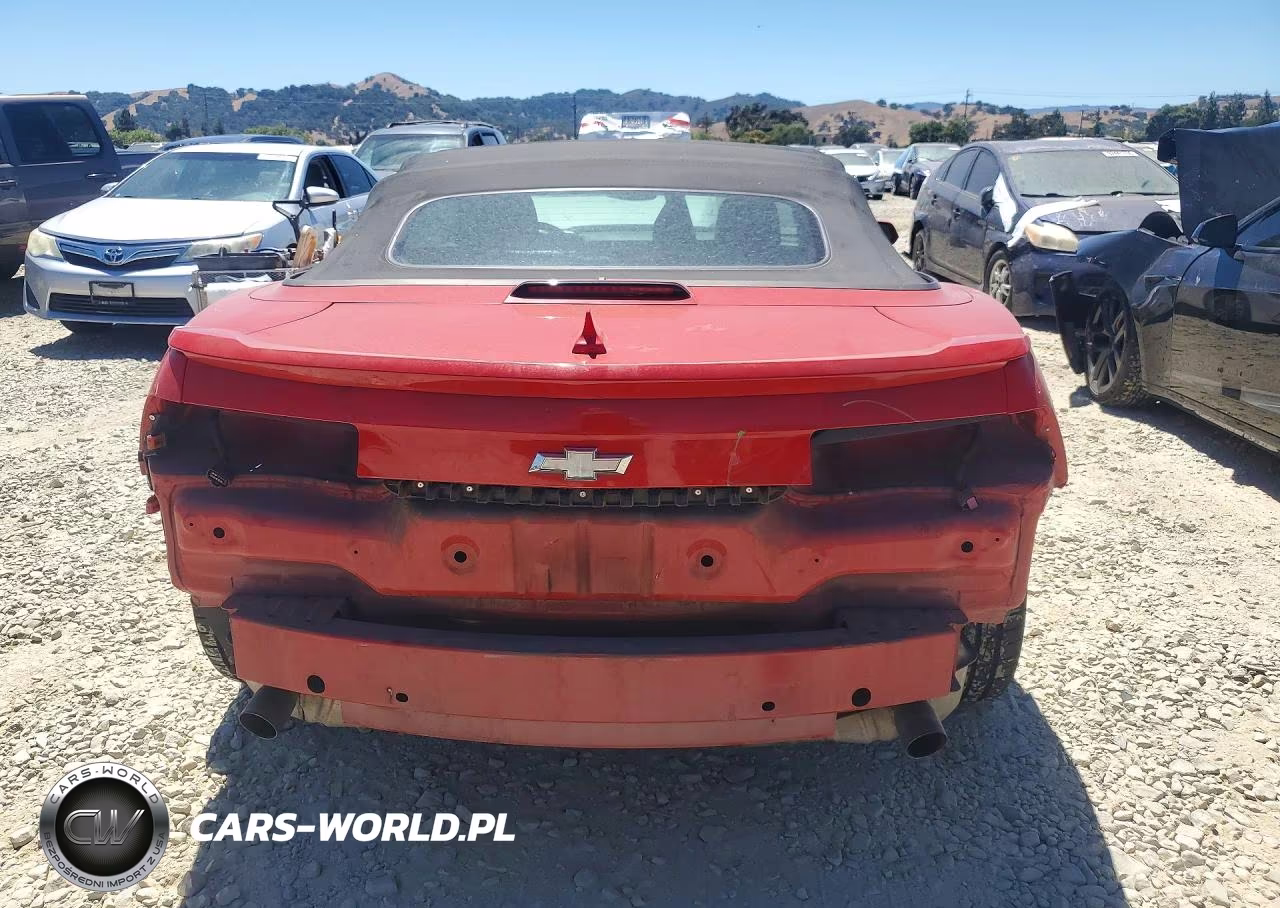 2013 Chevrolet Camaro Lt VIN:2G1FB3D38D9224647 - 6