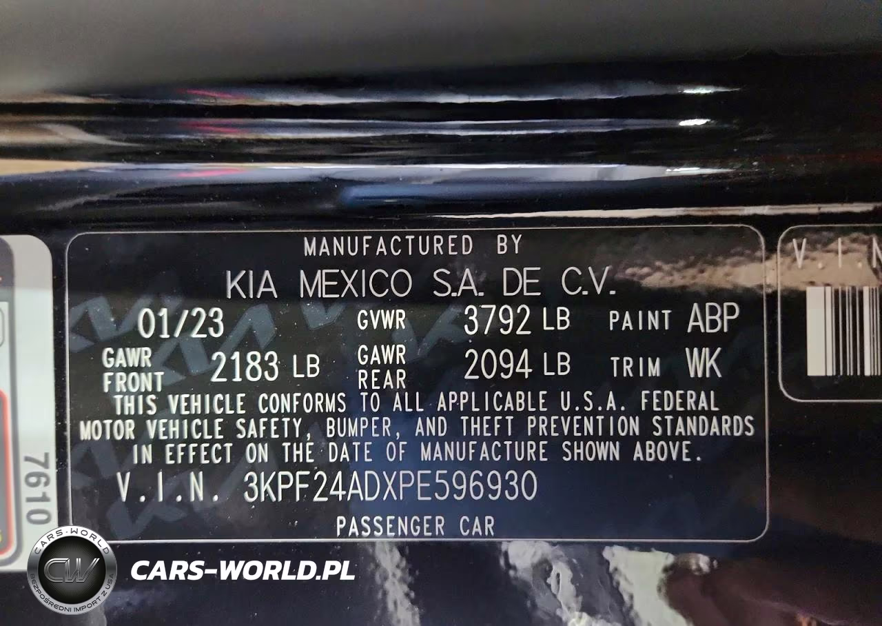 2023 Kia Forte Lxs VIN:3KPF24ADXPE596930 - 12