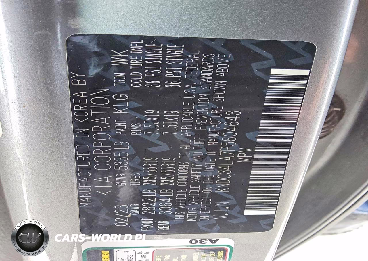 2023 Kia Ev6 Wind VIN:KNDC34LA7P5604643 - 13