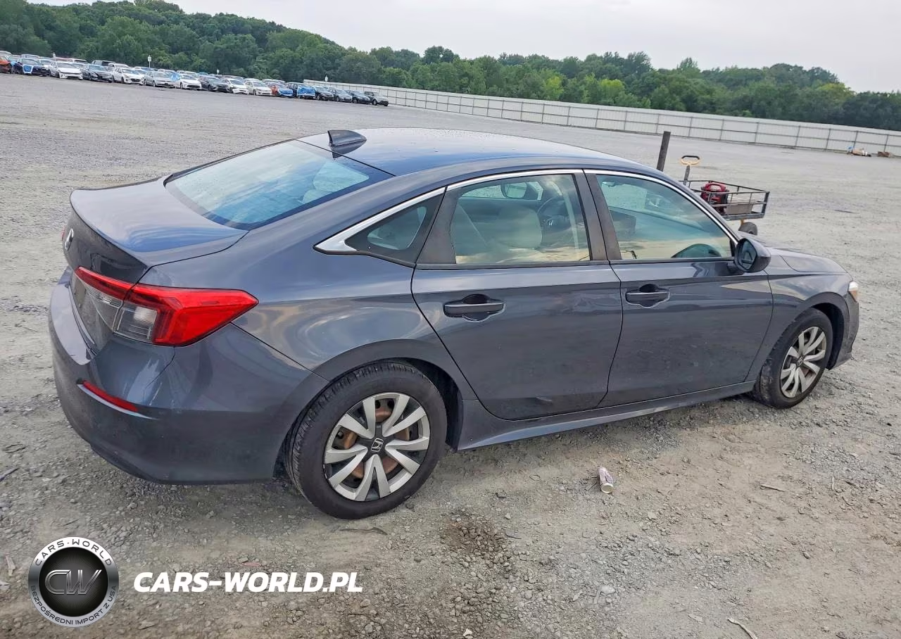 2022 Honda Civic Lx VIN:2HGFE2F23NH510573 - 3