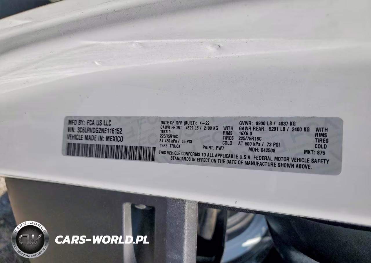 2022 Ram Promaster 2500 Delivery Van VIN:3C6LRVDG2NE116152 - 13