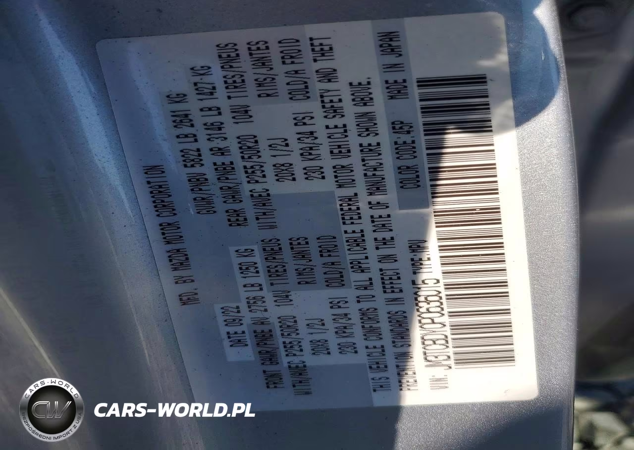 2023 Mazda Cx-9 Grand Touring VIN:JM3TCBDY0P0636015 - 13