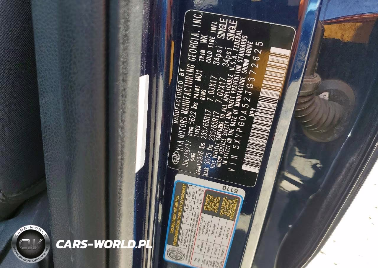2018 Kia Sorento Lx V6 VIN:5XYPGDA52JG372625 - 13