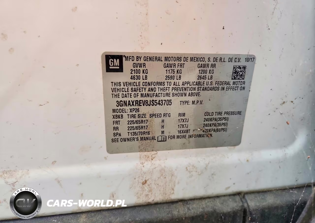 2018 Chevrolet Equinox Ls VIN:3GNAXREV8JS543705 - 13