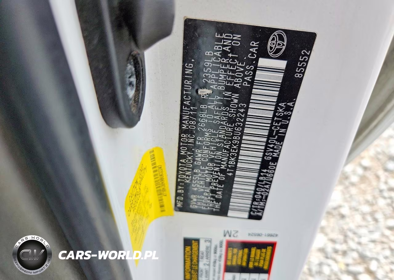 2011 Toyota Camry Se V6 VIN:4T1BK3EK9BU632243 - 13