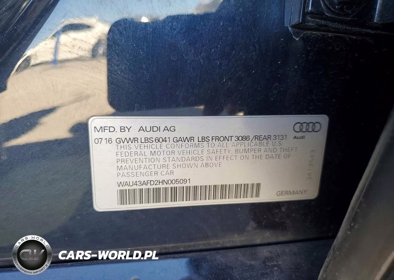 2017 Audi A8 L Quattro VIN:WAU43AFD2HN005091 - 12