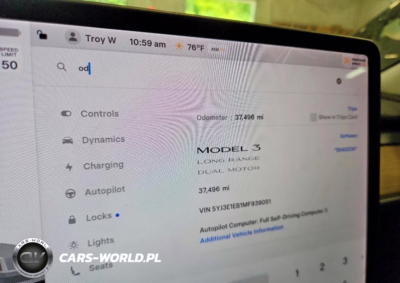 2021 Tesla Model 3 VIN:5YJ3E1EB1MF939051 - 9