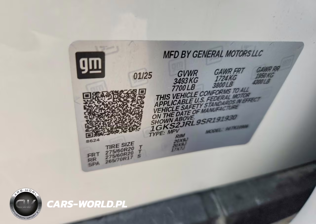 2025 GMC Yukon Xl Denali VIN:1GKS2JRL9SR191930 - 13