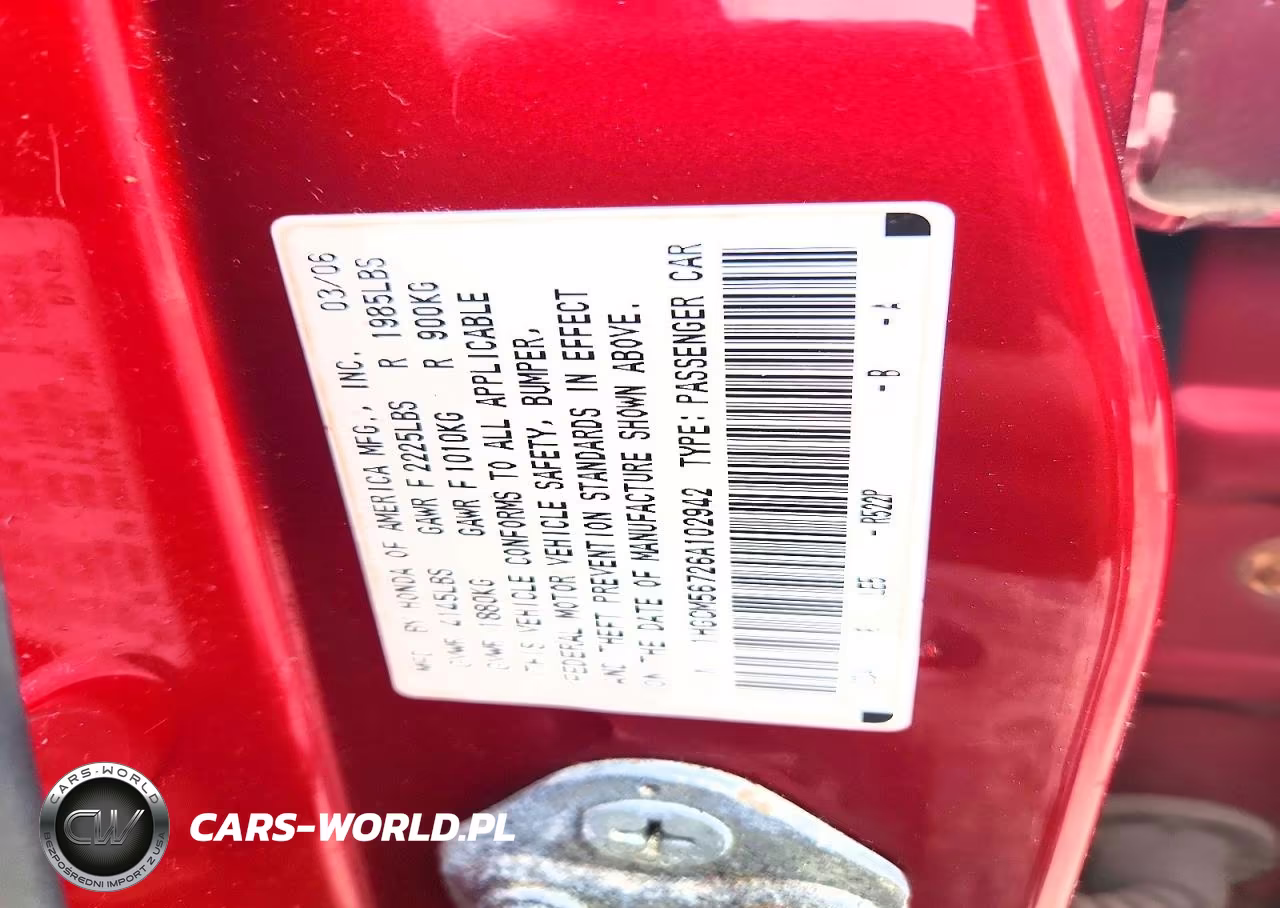 2006 Honda Accord Ex VIN:1HGCM56726A102942 - 12
