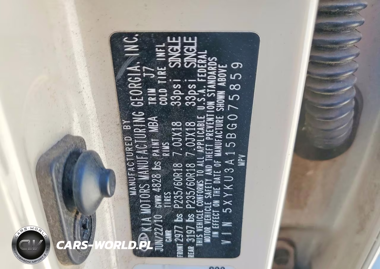 2011 Kia Sorento Ex VIN:5XYKU3A15BG075859 - 12