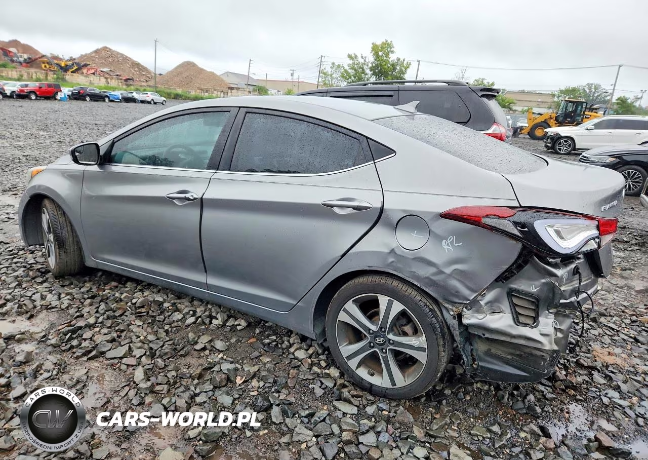 2015 Hyundai Elantra Sport VIN:KMHDH4AH4FU347463 - 2