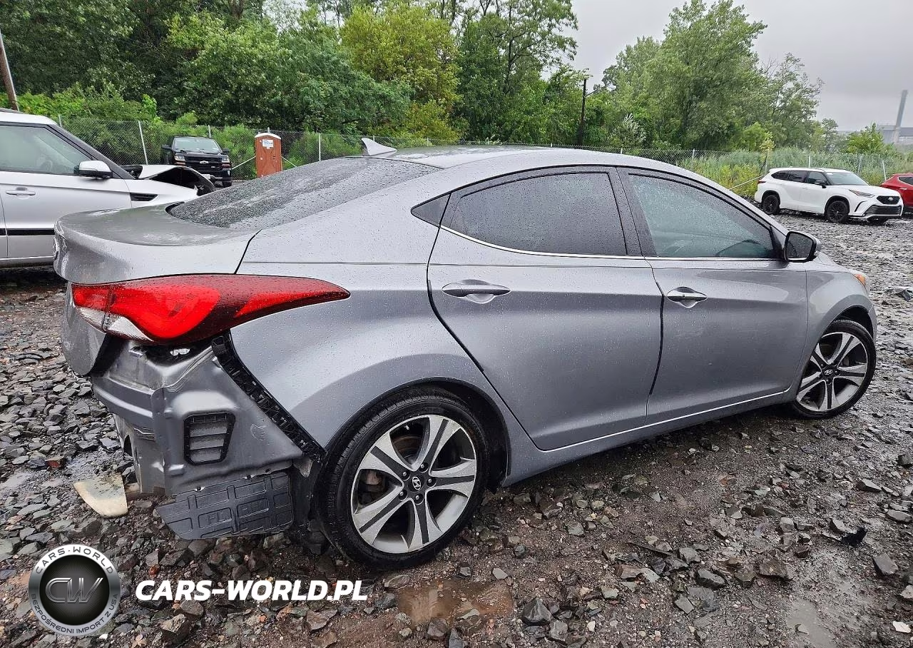 2015 Hyundai Elantra Sport VIN:KMHDH4AH4FU347463 - 3