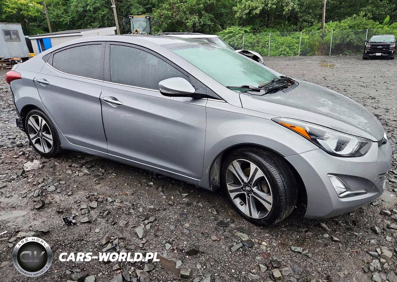 2015 Hyundai Elantra Sport VIN:KMHDH4AH4FU347463 - 4
