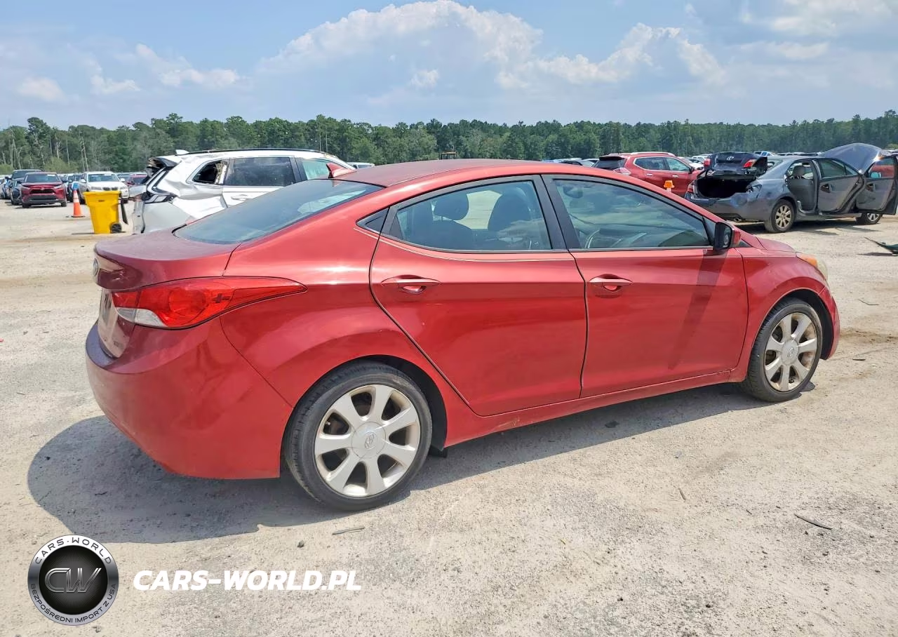 2012 Hyundai Elantra Limited VIN:KMHDH4AE6CU460266 - 3