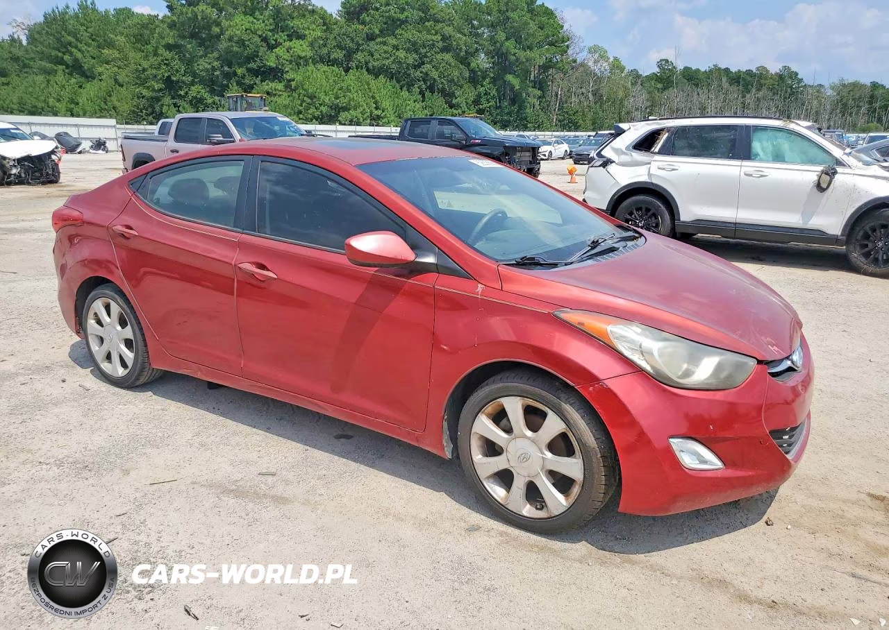 2012 Hyundai Elantra Limited VIN:KMHDH4AE6CU460266 - 4