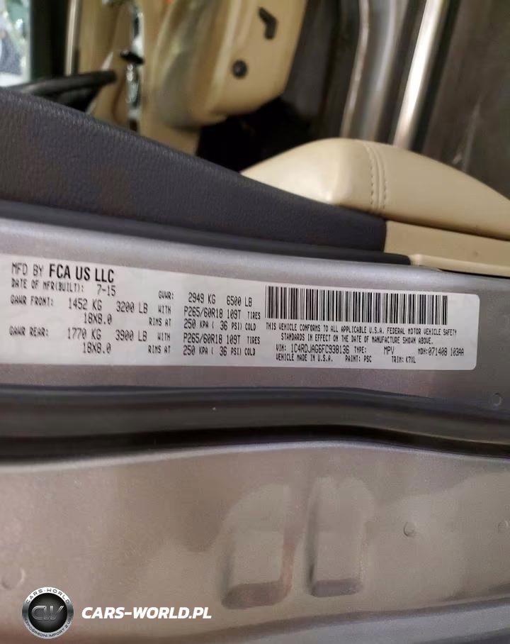 2015 Dodge Durango Sxt VIN:1C4RDJAG6FC938136 - 13