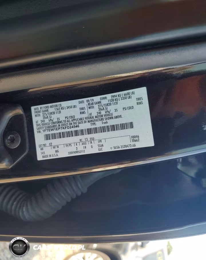 2019 Ford F150 Supercrew VIN:1FTEW1EP7KFD24546 - 12