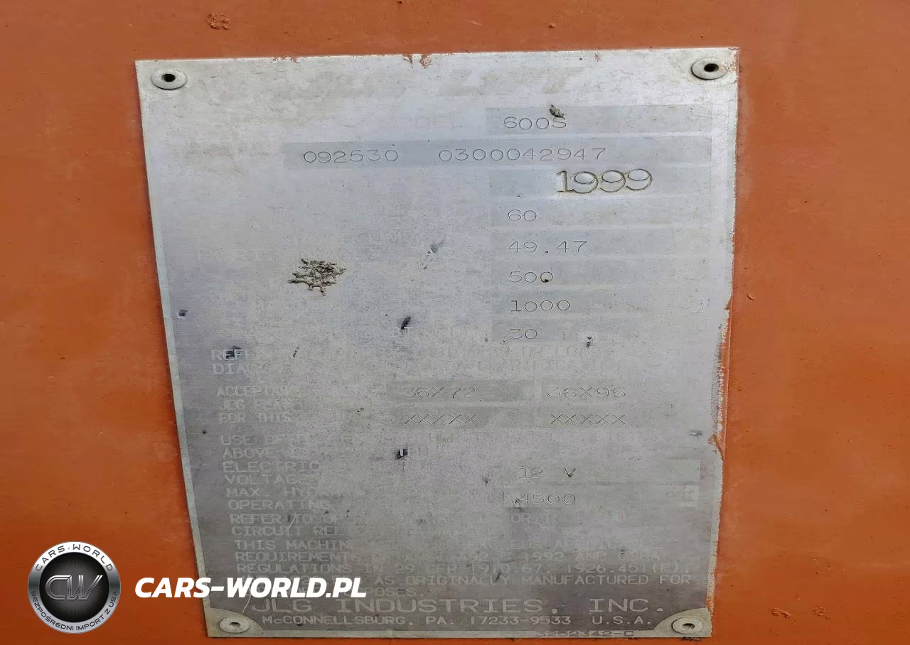 1999 Jlg Boom Lift VIN:0300042947 - 10