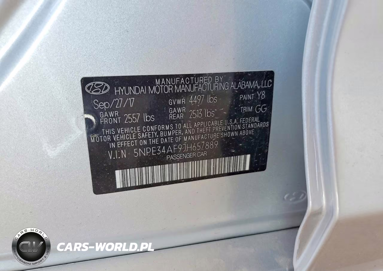2018 Hyundai Sonata Sel VIN:5NPE34AF9JH657889 - 12