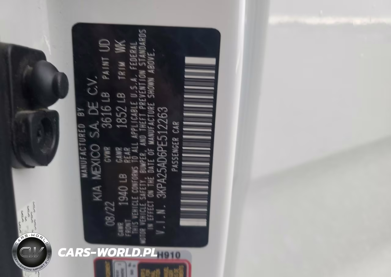 2023 Kia Rio S VIN:3KPA25AD6PE512263 - 12