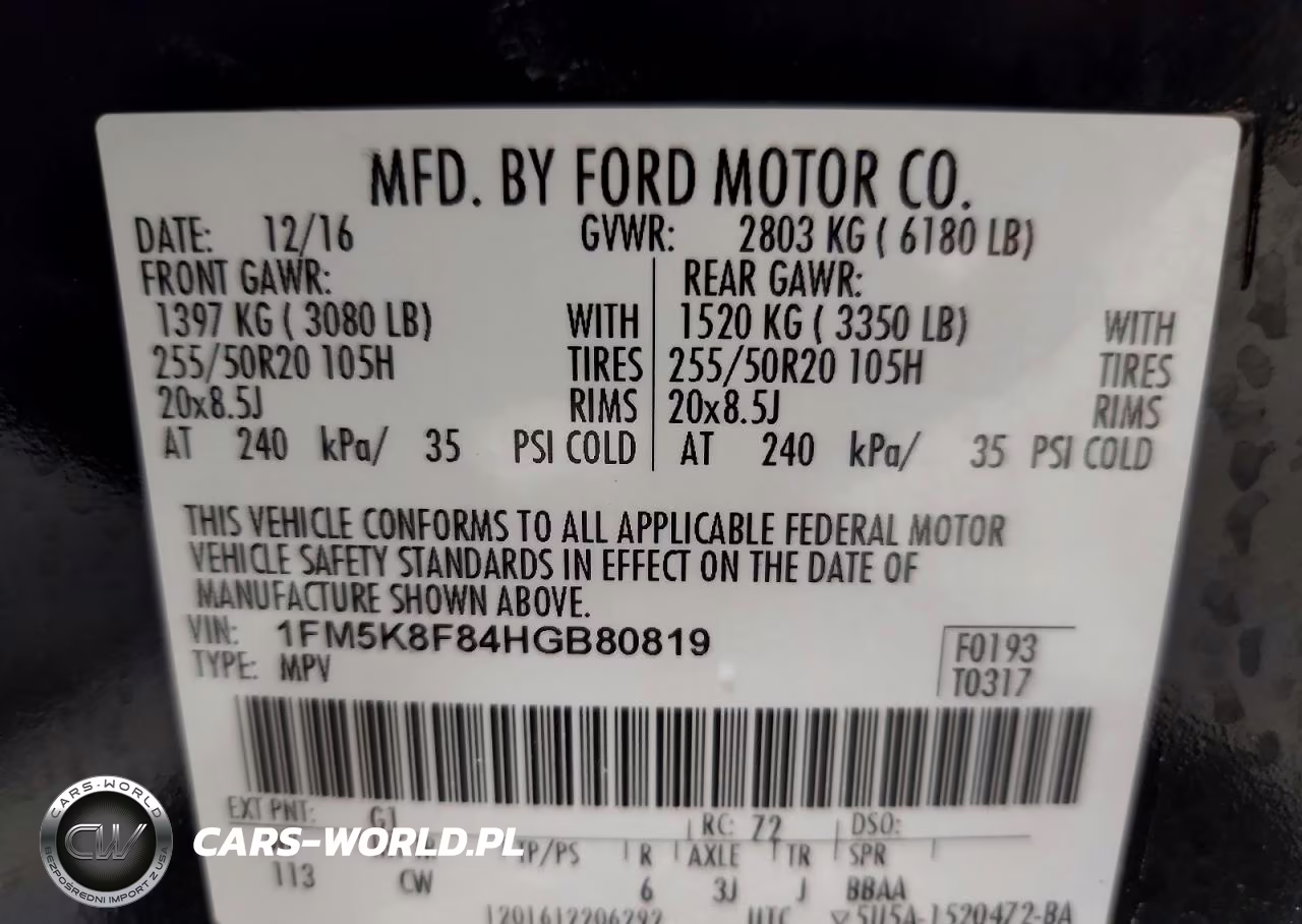 2017 Ford Explorer Limited VIN:1FM5K8F84HGB80819 - 13