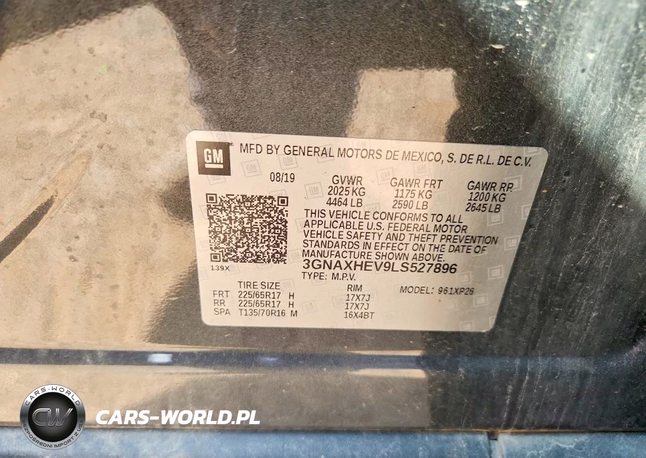 2020 Chevrolet Equinox Ls VIN:3GNAXHEV9LS527896 - 13