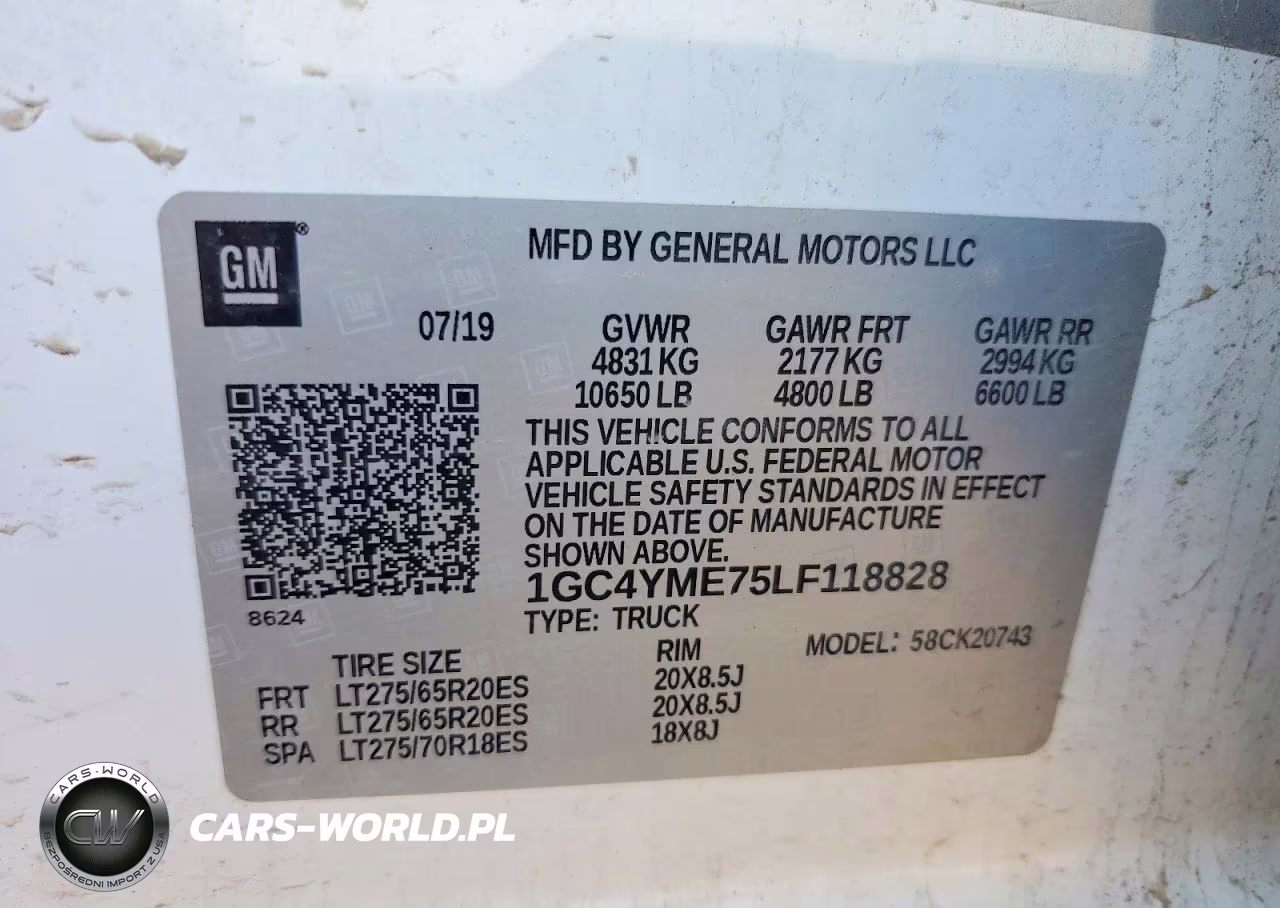 2020 Chevrolet Silverado K2500 Custom VIN:1GC4YME75LF118828 - 12