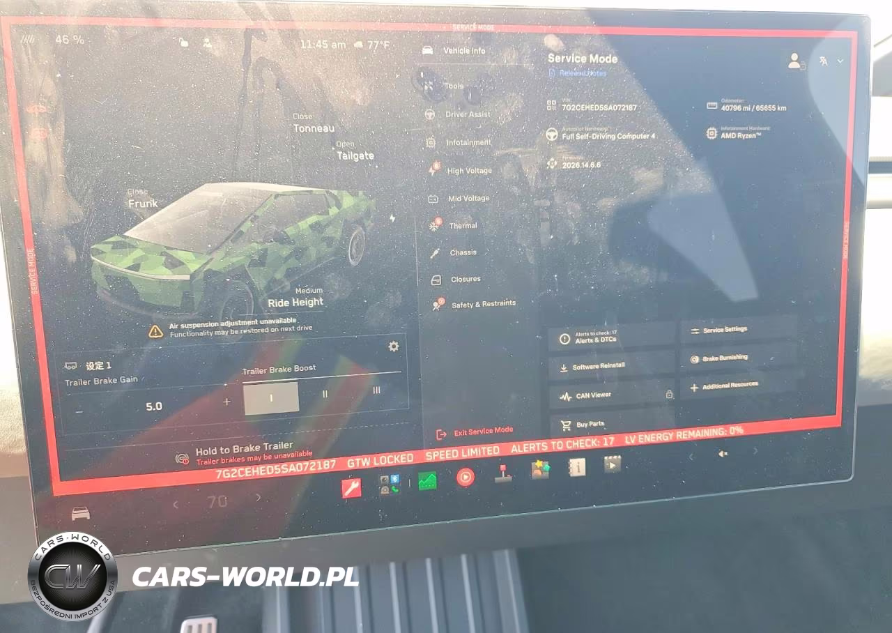 2025 Tesla Cybertruck VIN:7G2CEHED5SA072187 - 9