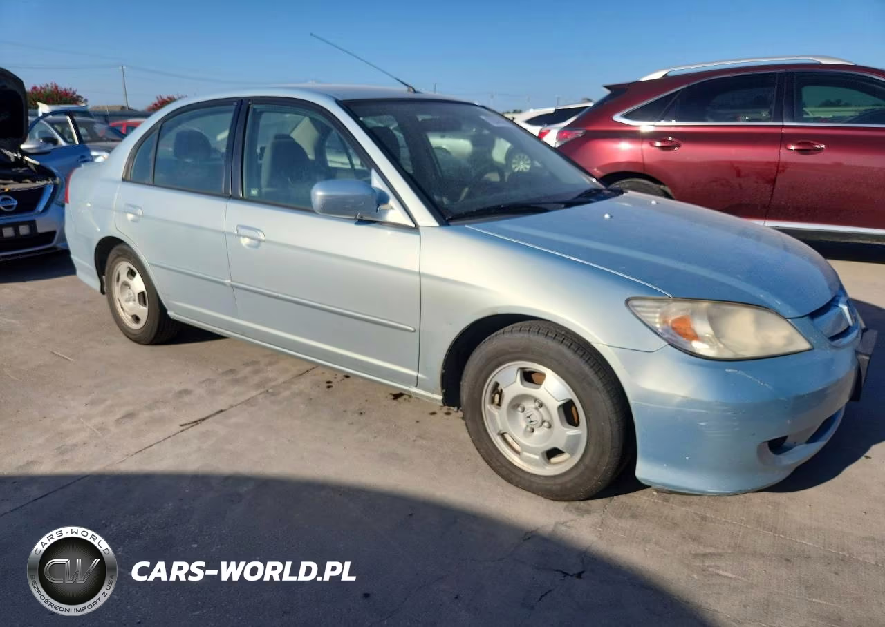 2004 Honda Civic Hybrid VIN:JHMES96684S017122 - 4