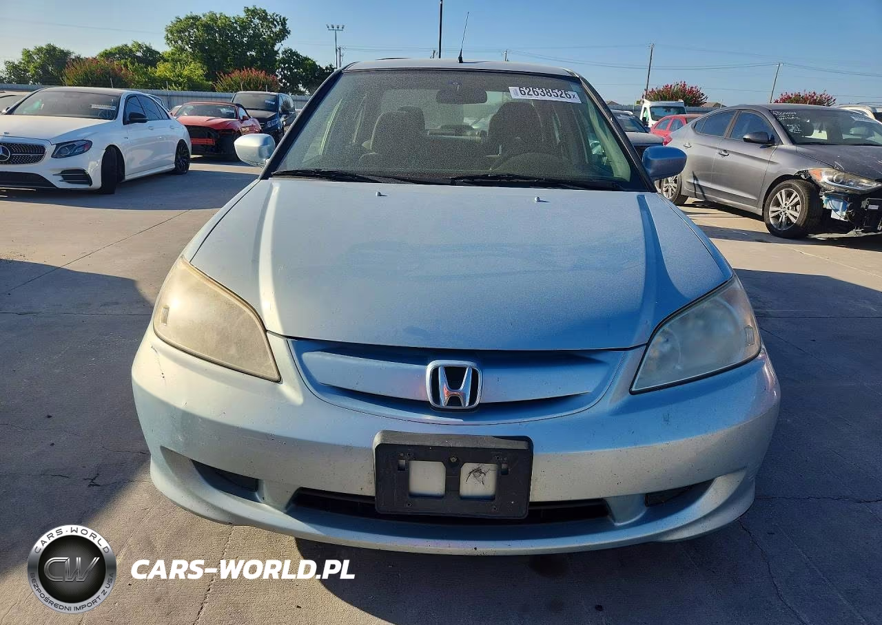 2004 Honda Civic Hybrid VIN:JHMES96684S017122 - 5