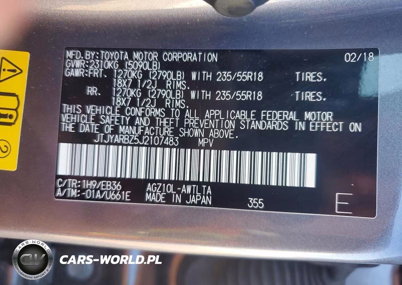 2018 Lexus Nx 300 F Sport VIN:JTJYARBZ5J2107483 - 13