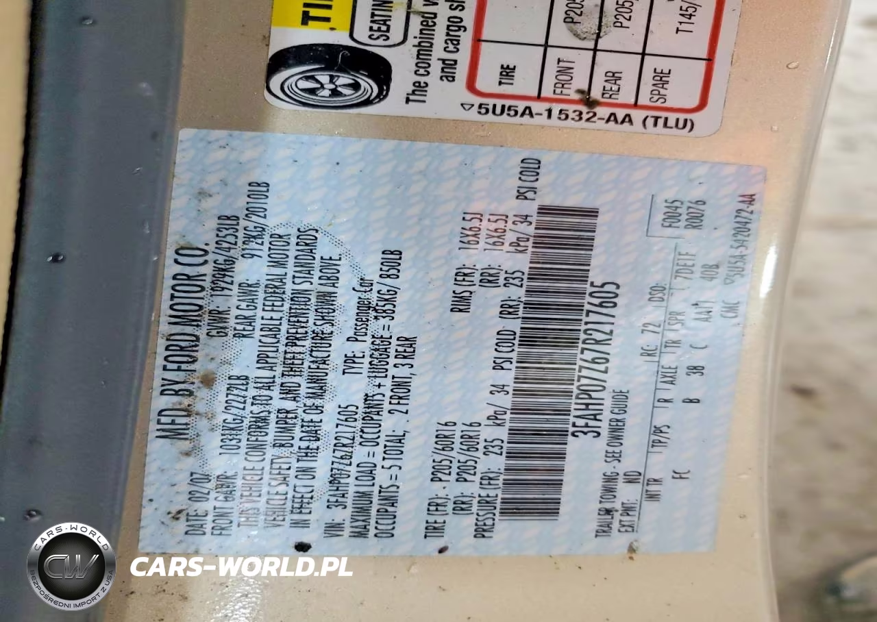 2007 Ford Fusion Se VIN:3FAHP07Z67R217605 - 12