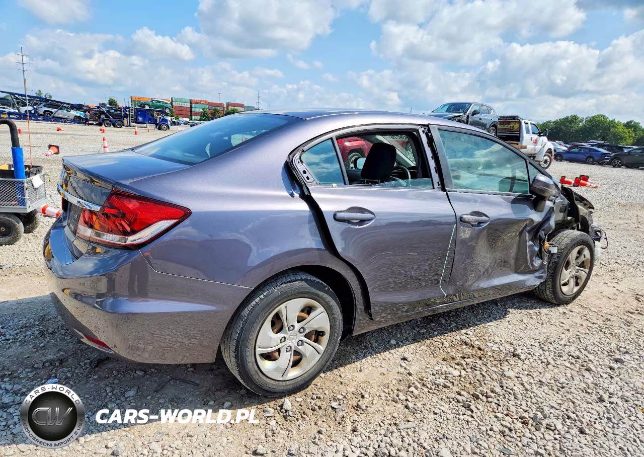 2015 Honda Civic Lx VIN:19XFB2F59FE082491 - 3