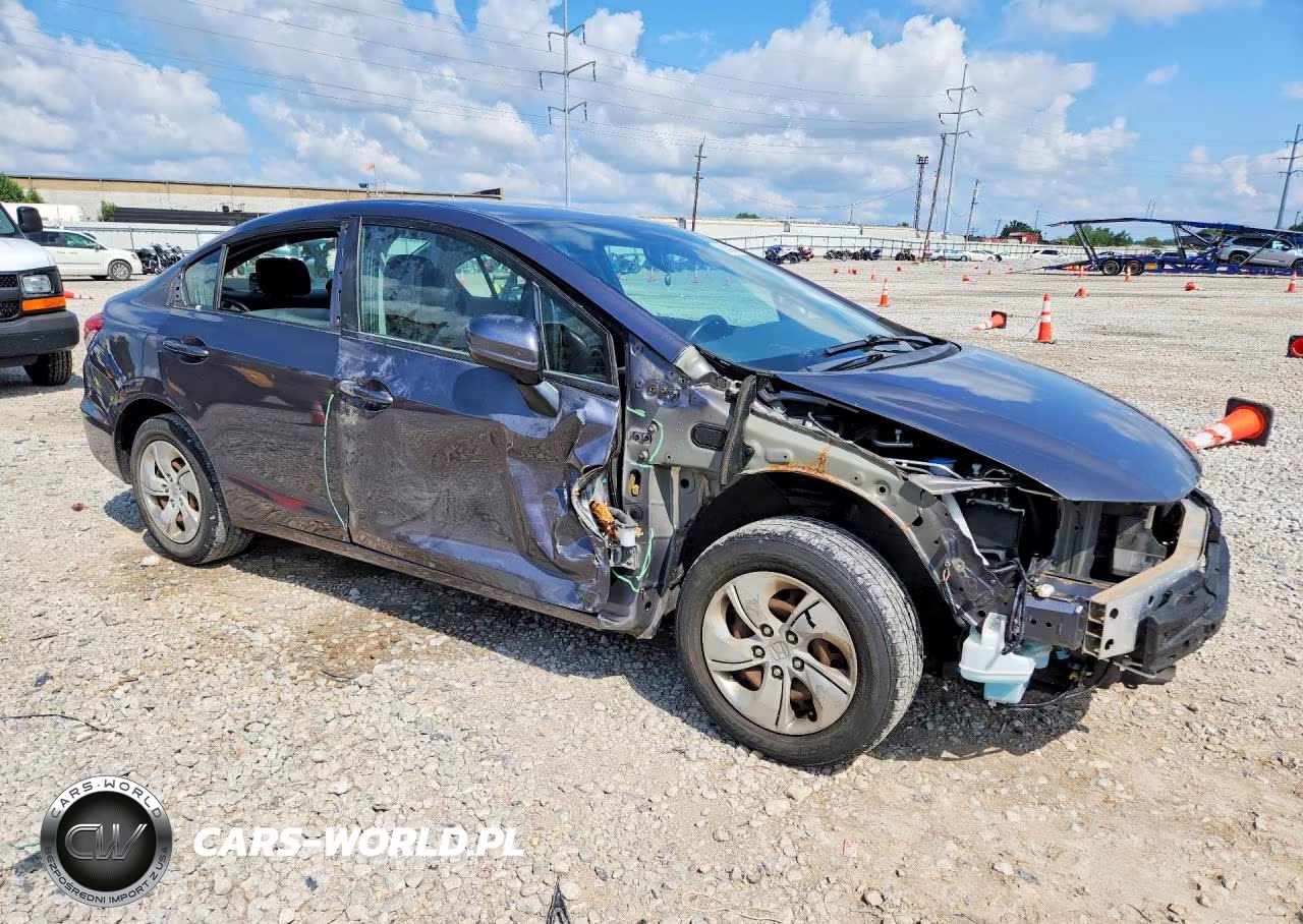 2015 Honda Civic Lx VIN:19XFB2F59FE082491 - 4