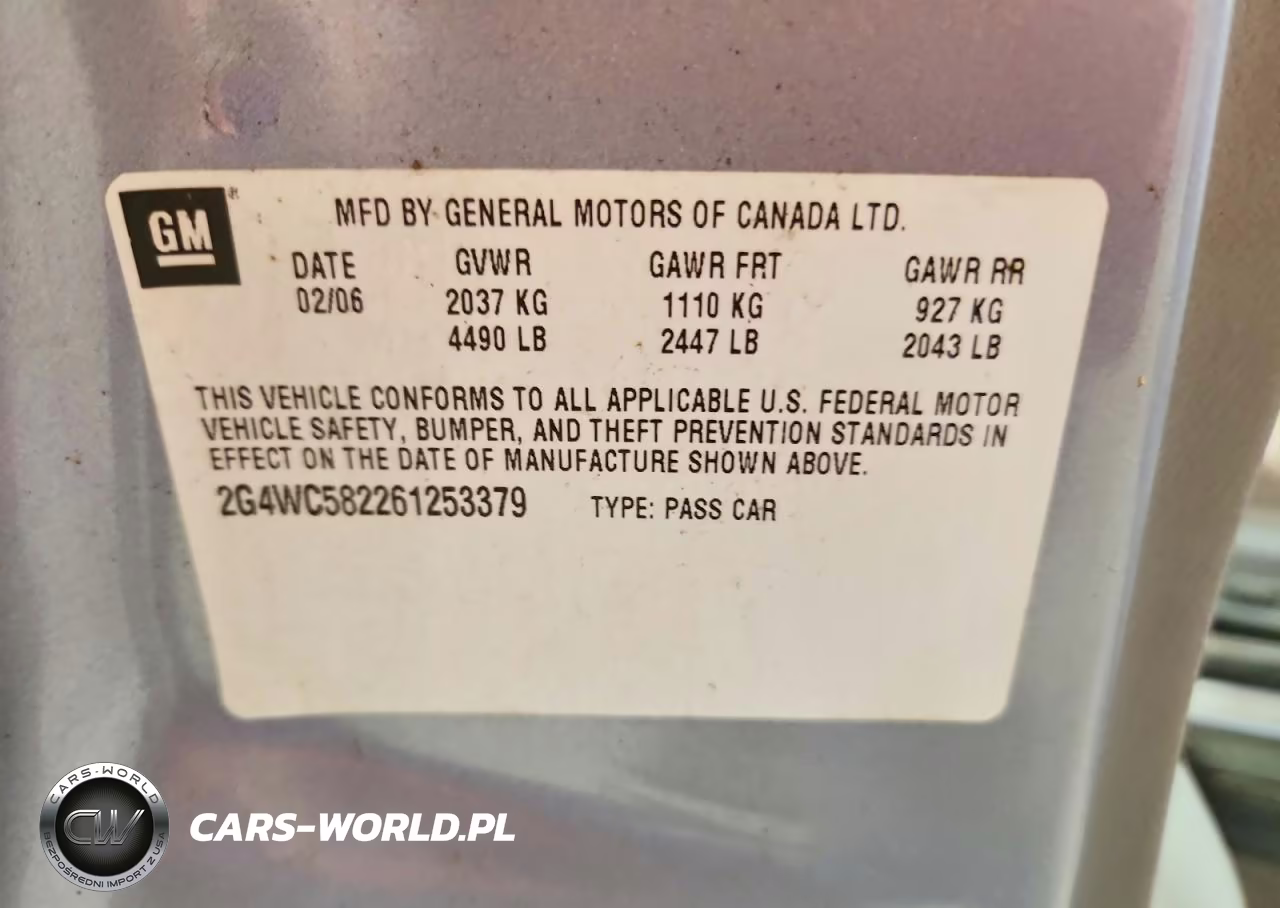 2006 Buick Lacrosse Cx VIN:2G4WC582261253379 - 12