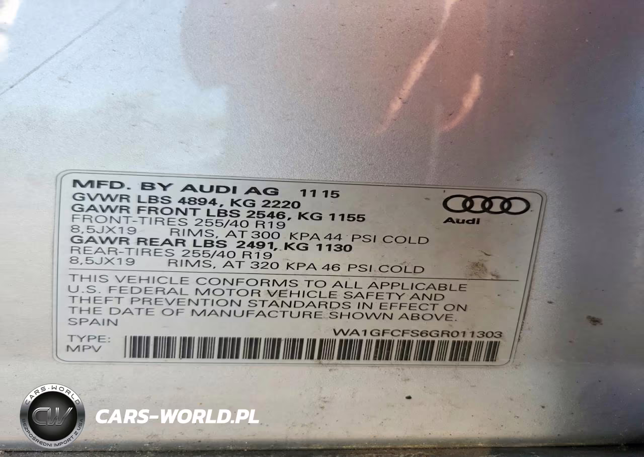 2016 Audi Q3 Prestige VIN:WA1GFCFS6GR011303 - 13