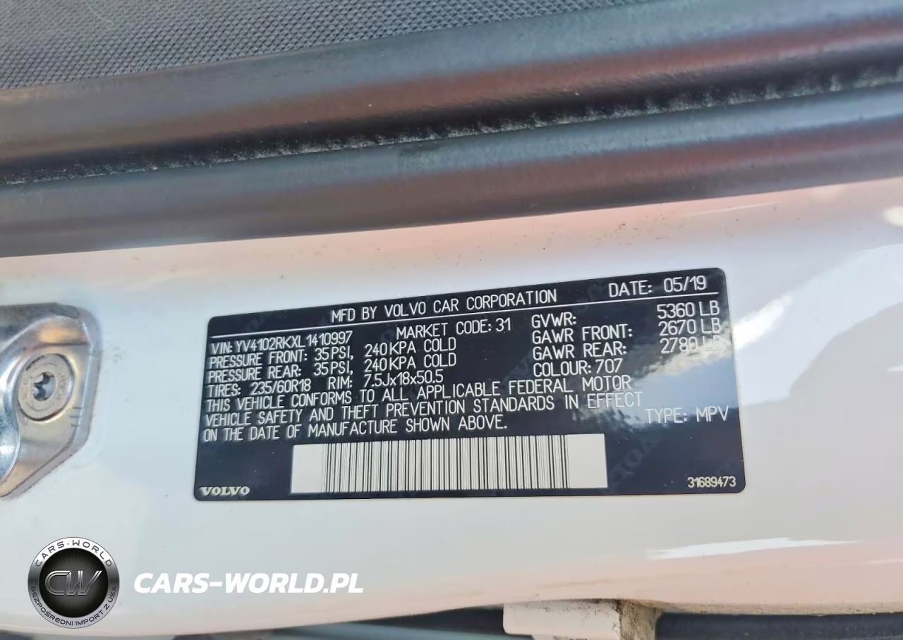 2020 Volvo Xc60 T5 Momentum VIN:YV4102RKXL1410997 - 13